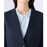 【洗える/UVカット】リネンライクストレッチノーカラージャケット | a.v.v【WOMEN】 | 詳細画像25 