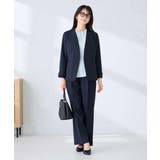 【洗える/UVカット】リネンライクストレッチノーカラージャケット | a.v.v【WOMEN】 | 詳細画像4 