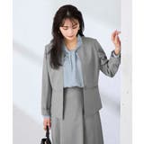 【洗える/UVカット】リネンライクストレッチキーネックジャケット | a.v.v【WOMEN】 | 詳細画像18 