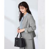 【洗える/UVカット】リネンライクストレッチキーネックジャケット | a.v.v【WOMEN】 | 詳細画像19 