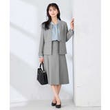 【洗える/UVカット】リネンライクストレッチキーネックジャケット | a.v.v【WOMEN】 | 詳細画像20 