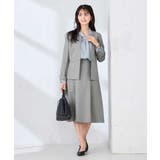 【洗える/UVカット】リネンライクストレッチキーネックジャケット | a.v.v【WOMEN】 | 詳細画像21 