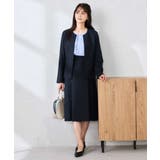 【洗える/UVカット】リネンライクストレッチキーネックジャケット | a.v.v【WOMEN】 | 詳細画像5 