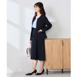 【洗える/UVカット】リネンライクストレッチキーネックジャケット | a.v.v【WOMEN】 | 詳細画像6 