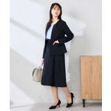 【洗える/UVカット】リネンライクストレッチキーネックジャケット | a.v.v【WOMEN】 | 詳細画像7 