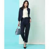 【セットアップ対応/洗える】リネンライクキーネックジャケット | a.v.v【WOMEN】 | 詳細画像10