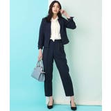 【セットアップ対応/洗える】リネンライクキーネックジャケット | a.v.v【WOMEN】 | 詳細画像11