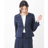 【セットアップ対応/洗える】リネンライクキーネックジャケット | a.v.v【WOMEN】 | 詳細画像12