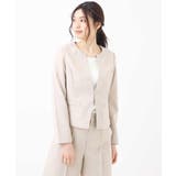 【セットアップ対応/洗える】リネンライクキーネックジャケット | a.v.v【WOMEN】 | 詳細画像13