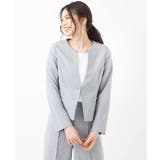 【セットアップ対応/洗える】リネンライクキーネックジャケット | a.v.v【WOMEN】 | 詳細画像14