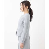 【セットアップ対応/洗える】リネンライクキーネックジャケット | a.v.v【WOMEN】 | 詳細画像15