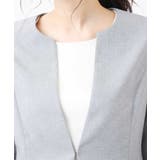 【セットアップ対応/洗える】リネンライクキーネックジャケット | a.v.v【WOMEN】 | 詳細画像17