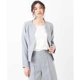 【セットアップ対応/洗える】リネンライクキーネックジャケット | a.v.v【WOMEN】 | 詳細画像27