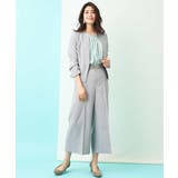 【セットアップ対応/洗える】リネンライクキーネックジャケット | a.v.v【WOMEN】 | 詳細画像3