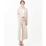 【セットアップ対応/洗える】リネンライクキーネックジャケット | a.v.v【WOMEN】 | 詳細画像31