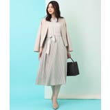 【セットアップ対応/洗える】リネンライクキーネックジャケット | a.v.v【WOMEN】 | 詳細画像7