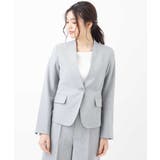 【セットアップ対応/洗える】リネンライクVネックジャケット | a.v.v【WOMEN】 | 詳細画像15