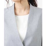 【セットアップ対応/洗える】リネンライクVネックジャケット | a.v.v【WOMEN】 | 詳細画像18