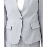 【セットアップ対応/洗える】リネンライクVネックジャケット | a.v.v【WOMEN】 | 詳細画像21