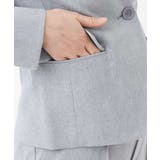 【セットアップ対応/洗える】リネンライクVネックジャケット | a.v.v【WOMEN】 | 詳細画像22