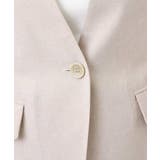 【セットアップ対応/洗える】リネンライクVネックジャケット | a.v.v【WOMEN】 | 詳細画像25