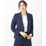 【セットアップ対応/洗える】リネンライクVネックジャケット | a.v.v【WOMEN】 | 詳細画像27