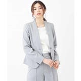 【セットアップ対応/洗える】リネンライクVネックジャケット | a.v.v【WOMEN】 | 詳細画像29