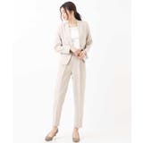 【セットアップ対応/洗える】リネンライクVネックジャケット | a.v.v【WOMEN】 | 詳細画像32