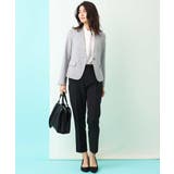 【セットアップ対応/洗える】リネンライクVネックジャケット | a.v.v【WOMEN】 | 詳細画像5