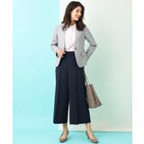 【セットアップ対応/洗える】リネンライクVネックジャケット | a.v.v【WOMEN】 | 詳細画像6