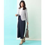 【セットアップ対応/洗える】リネンライクVネックジャケット | a.v.v【WOMEN】 | 詳細画像7