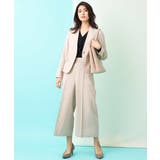 【セットアップ対応/洗える】リネンライクVネックジャケット | a.v.v【WOMEN】 | 詳細画像8