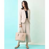 【セットアップ対応/洗える】リネンライクVネックジャケット | a.v.v【WOMEN】 | 詳細画像9