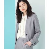 【セットアップ対応】importVネックジャケット | a.v.v【WOMEN】 | 詳細画像1