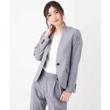 【セットアップ対応】importVネックジャケット | a.v.v【WOMEN】 | 詳細画像17