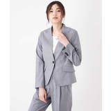 【セットアップ対応】importVネックジャケット | a.v.v【WOMEN】 | 詳細画像6