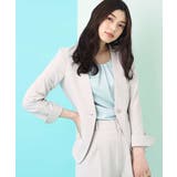 ベージュ | 【セットアップ対応】Vネックジャケット | a.v.v【WOMEN】