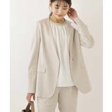 【セットアップ対応 MARSHMALLOW PONTI】ストレッチノーカラージャ… | a.v.v【WOMEN】 | 詳細画像13 