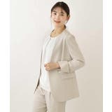 【セットアップ対応 MARSHMALLOW PONTI】ストレッチノーカラージャ… | a.v.v【WOMEN】 | 詳細画像21 