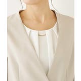 【セットアップ対応 MARSHMALLOW PONTI】ストレッチノーカラージャ… | a.v.v【WOMEN】 | 詳細画像5 