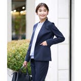 【洗える/ストレッチ/UVカット】麻調ストレッチノーカラージャケット | a.v.v【WOMEN】 | 詳細画像3