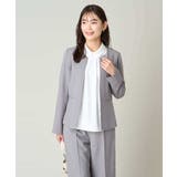 【洗える/ストレッチ/UVカット】麻調ストレッチキーネックジャケット | a.v.v【WOMEN】 | 詳細画像27