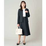 【洗える/ストレッチ/UVカット】麻調ストレッチキーネックジャケット | a.v.v【WOMEN】 | 詳細画像6
