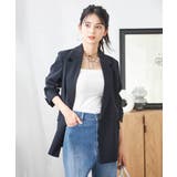 サマーストレッチダブルブレストジャケット | a.v.v【WOMEN】 | 詳細画像1