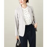 【洗える UVカット 接触冷感】オックスストレッチテーラードジャケット【Refl… | a.v.v【WOMEN】 | 詳細画像1 