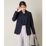 【洗える UVカット 接触冷感】オックスストレッチテーラードジャケット【Refl… | a.v.v【WOMEN】 | 詳細画像3 