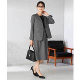 【洗える/イージーケア/吸水速乾/ストレッチ】梳毛調Vネックジャケット | a.v.v【WOMEN】 | 詳細画像13 