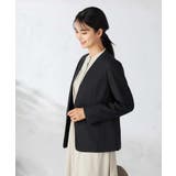 【洗える/イージーケア/吸水速乾/ストレッチ】梳毛調Vネックジャケット | a.v.v【WOMEN】 | 詳細画像17 