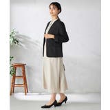 【洗える/イージーケア/吸水速乾/ストレッチ】梳毛調Vネックジャケット | a.v.v【WOMEN】 | 詳細画像22 