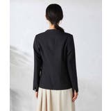 【洗える/イージーケア/吸水速乾/ストレッチ】梳毛調Vネックジャケット | a.v.v【WOMEN】 | 詳細画像26 